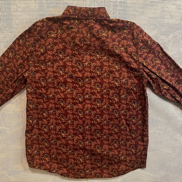 VTG Cody James Country Western Long Sleeve Paisley Pearl Snap Shirt L EUC - Picture 5 of 7